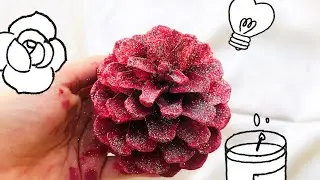 Paint with me ( diy pine cone ) #shorts
