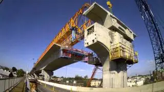 Bayonne Bridge Roadway Segment Installation - February 2016