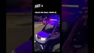 This is a police car for small problems only