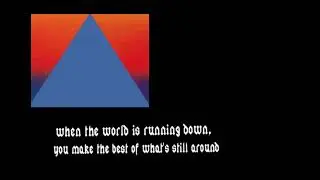 reggae cover &ndash; When the World Is Running Down, You Make the Best of What's Still Around