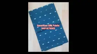 #trending #rawsilk #fabrics #ytshorts semi raw silk fabrics blouse pieces  available....9491675003