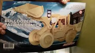 BULLDOZER.#2.3D Wooden Puzzle.