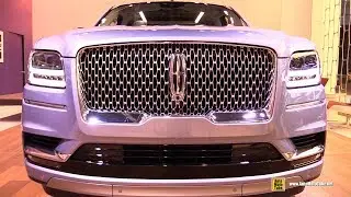 2018 Lincoln Navigator Black Label - Exterior and Interior Walkaround - 2018 New York Auto Show
