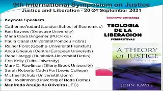 9th International Symposium on Justice. Monday 20th September 2021. Opening Panel (14:00 - 17:00)