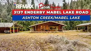 Log Home with Guest Cabin on 3.57 Acres | 3137 Mabel Lake Road Enderby BC