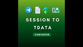 Convert Telegram Sessions to TData Instantly - Simplify Your Account Management......!