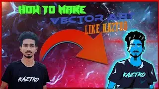 MAKE VECTORART LIKE KAZTRO GAMING | VECTORART MAKING TUTORIAL
