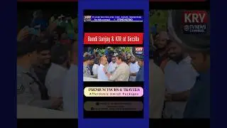 KTR met Bandi Sanjay at #Sircilla as both were visiting flood affected areas #ktr #shortvideo