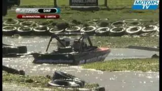 NZ Jetsprints Crash at Featherston 2009