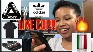 PALACE ADIDAS 2018 LIVE COP!  (MANUAL CHECKOUT!)