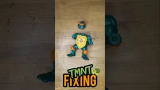 Vintage TMNT Fixing #vintagetoys #toys #tmnt #fix #actionfigures #ninjaturtles #repairing #toy