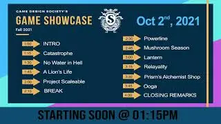 Sheridan Game Design Society Presents: Game Showcase Fall 2021