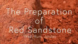 The Preparation of Red Sandstone Pigment