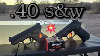 Тест на баллистический гель для боеприпасов .40 S&W Atomic (155 гран JHP)