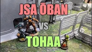 Infinity N5 Battle Report - JSA Ōban vs Tohaa (Supplies)