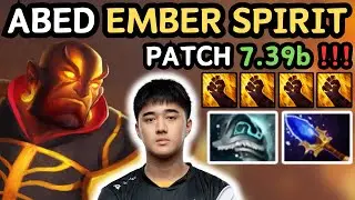 🔥 NEW PATCH 7.39b - Abed EMBER SPIRIT Midlane Gameplay 🔥 Master Tier From ABED - Dota 2