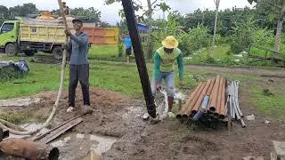 SUMUR BOR DI BUMI PUSER🔴 SUKSES DI KEDALAMAN 80 METER