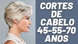 CORTE DE CABELO CURTO SENHORA PRA 40+60+80+ ANOS (Tend&ecirc;ncias de Moda Primavera/Ver&atilde;o) Moda Moda