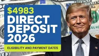 $4,983 Direct Deposit January 2026? Eligibility, Payment Schedule, and Facts Explained