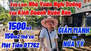 Nhà Vườn Ao Cá Mặt Tiền Kinh Doanh DT762 Quá Đẹp | NHÀ ĐẤT ĐỒNG NAI GIÁ RẺ