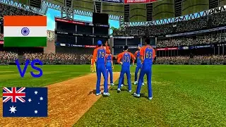 Fearless hitting  in INDIA vs AUSTRALIA # INDIA score 153-4 runs