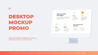 Desktop Mockup Website Promo - After Effects & Premiere Pro Template