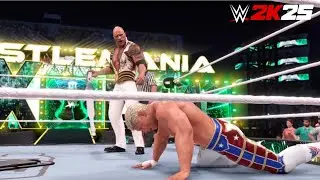 WWE 2K25 - Showcase WrestleMania XL Main Event || Roman Reigns vs Cody Rhodes - 4K60