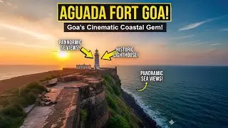 Aguada Fort Goa: India's Iconic Lighthouse, Panoramic Sea Views & History! #macdvlogs