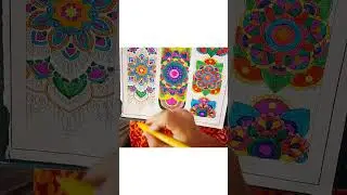 Mandala | Mandala Art Coloring | Satisfying Coloring | ASMR Coloring | Relax Coloring @PastelDrift 