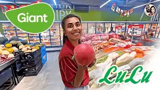 Cheap Grocery Shopping in Malaysia | ඇත්තටම ලාභ මොකේද ? | Giant vs Lulu