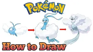 How to Draw Swablu , Altaria and Mega Altaria || Pokemon drawing #swablu #altaria #pokemon
