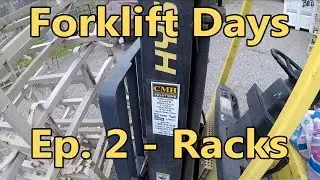 Forklift Days - Wine Barrel Racks