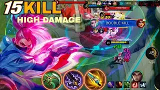 Hanabi OP | 15 Kills, High Damage, Epic Team Fight | No Commentary |