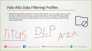 24- Configuring Data Filtering on Palo Alto Firewalls