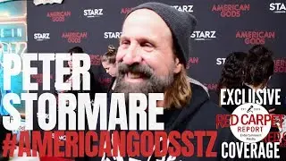 Peter Stormare interviewed at STARZ LA &ldquo;American Gods&rdquo; Season 2 Red Carpet Premiere #AmericanGodsSTZ