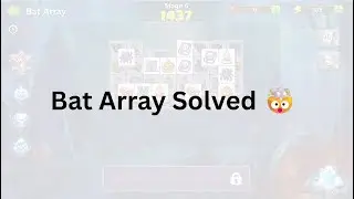 Castle Clash | Bat Array Fast Solver