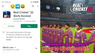 How To Download Rc22 In Your Mobile?? || Will Download for 3Gb Ram?? | 2 methods To Download | Tamil
