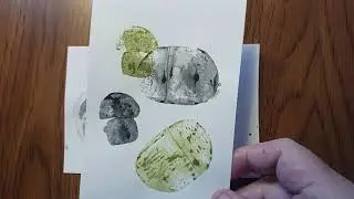 Tetrapak Printing with Watercolor #tetrapak #printmaking