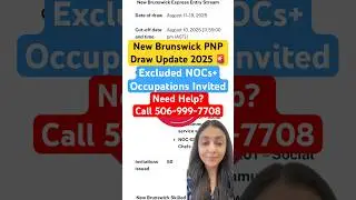 New Brunswick Immigration Draw 2025 &mdash; Results Revealed (Must Watch)