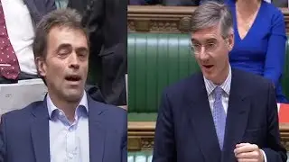 Jacob Rees-Mogg shuts down Lib Dem MP Tom Brake - Commons in hysterics
