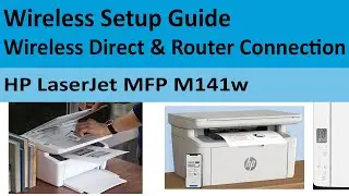 Руководство по настройке беспроводного принтера HP LaserJet MFP M141w