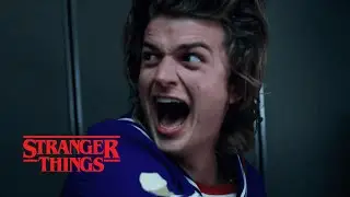 Trapped in the Elevator | Stranger Things S3 E5