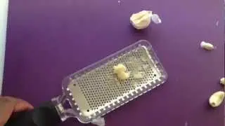 How to Grate Garlic on a Microplane