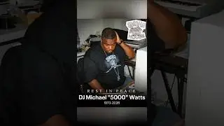 RIP DJ Michael 5000 Watts - Another Legend Gone 🙏 #swishahouse #htown #hiphop