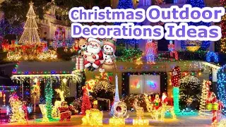 Christmas Outdoor Decoration Ideas 🎄Christmas Decorations outdoor lights 🎅🏻 Christmas Lights