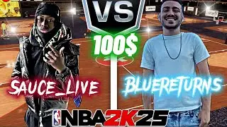 🚨SAUCE_LIVE Vs BLUERETURNS 100$ POT WAGER RIGHT NOW! NBA2k LIVE STREAM🚨