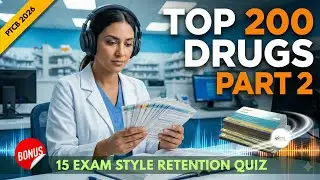 Top 200 Drugs by Class for PTCB 2026 + Practice Test | Part 2