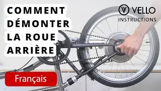 Retirer / Installer la roue arri&egrave;re Zehus & la courroie Gates [VELLO Bike]
