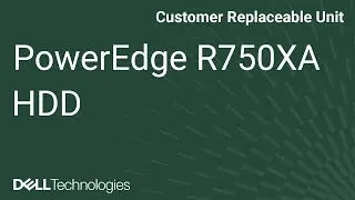 Dell  PowerEdge R750XA: Remove/Install HDD Backplane