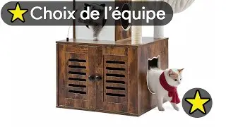 🏆 TOP 3 ARBRE A CHAT EN BOIS AVEC LITIERE 2025 🌳